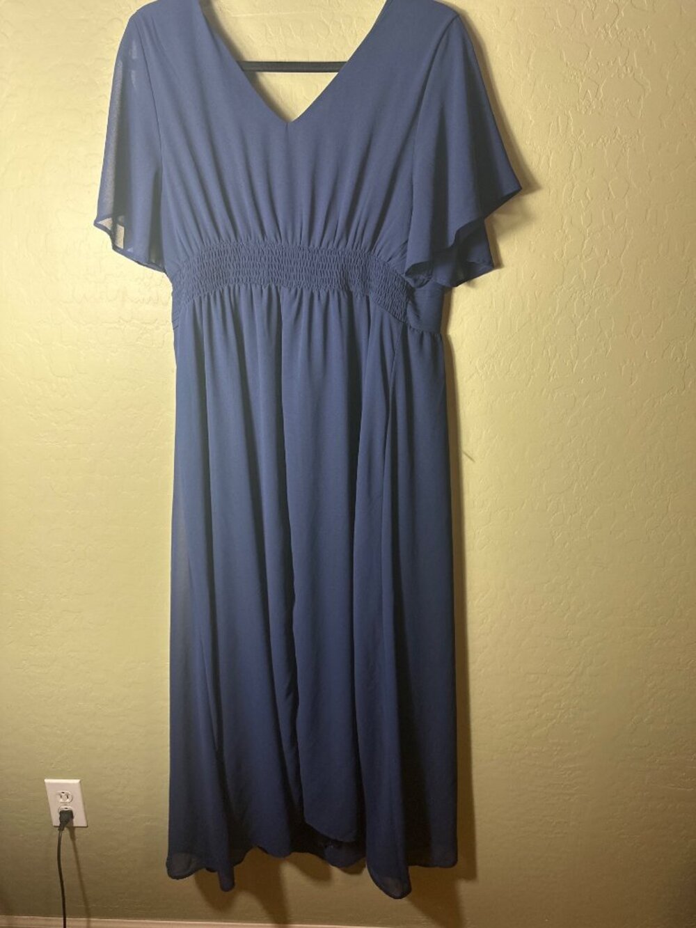 NWT Talisea Navy Blue Dress for Women 14W Bridesmaid Mother od Bride - Picture 4 of 5